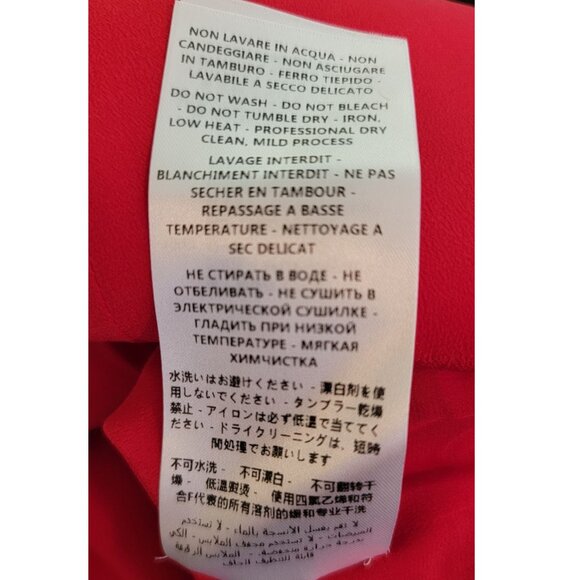 Alexander McQueen Red Viscose Skater Dress, Womens Size 42 Italy / US 6 - Picture 7 of 7